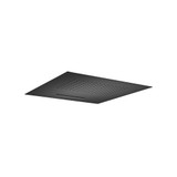 Flusso 20" Stainless Steel Flush Mount Rainhead With Cascade Watefall - Matte Black - CSS.20SMB