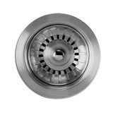 Whitehaus WHNPL35-GM Noah Plus 3 1/2" Stainless Steel Basket Strainer - Gunmetal