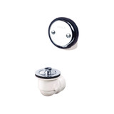 Gerber G0041552 Classics Schedule 40 PVC Lift & Turn Drain Kit for Standard Tub - Chrome
