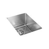 ELKAY  ECTRU12179TC Crosstown 18 Gauge Stainless Steel 13-1/2" x 18-1/2" x 9", Single Bowl Undermount Bar Sink Kit