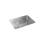 Elkay Crosstown 16 Gauge Stainless Steel, 23-1/2" x 18-1/4" x 10" Single Bowl Undermount Sink Kit - EFRU211510TC
