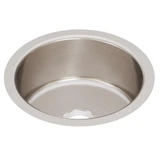 Elkay Lustertone Classic Stainless Steel 14-3/8" x 14-3/8" x 6", Single Bowl Undermount Sink - ELUH12FB