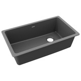 Elkay Quartz Classic 33" x 18-3/4" x 9-1/2", Single Bowl Undermount Sink, Dusk - Gray - ELGU13322GY0