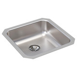 ELKAY  ELUHAD141455PD Lustertone Classic Stainless Steel, 16-1/2" x 16-1/2" x 5-3/8", Single Bowl Undermount ADA Sink w/Perfect Drain