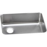 Elkay Lustertone Classic Stainless Steel 25-1/2" x 19-1/4" x 8", Single Bowl Undermount Sink with Left Drain - ELUH2317L
