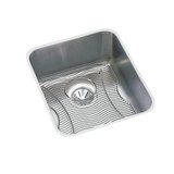 Elkay Lustertone Classic Stainless Steel 18-1/2" x 18-1/2" x 7-7/8", Single Bowl Undermount Sink Kit - ELUH1616DBG