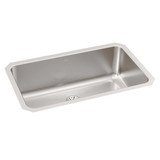 Elkay Lustertone Classic Stainless Steel 30-1/2" x 18-1/2" x 10", Single Bowl Undermount Sink with Perfect Drain - ELUH281610PD