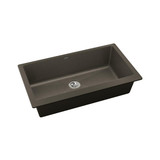 Elkay Quartz Luxe 35-7/8" x 19" x 9" Single Bowl Undermount Kitchen Sink with Perfect Drain, Chestnut - ELXRUP3620CN0