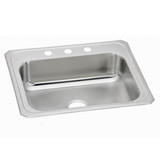 Elkay Celebrity Stainless Steel 25" x 21-1/4" x 6-7/8", 0-Hole Single Bowl Drop-in Sink - CR25210