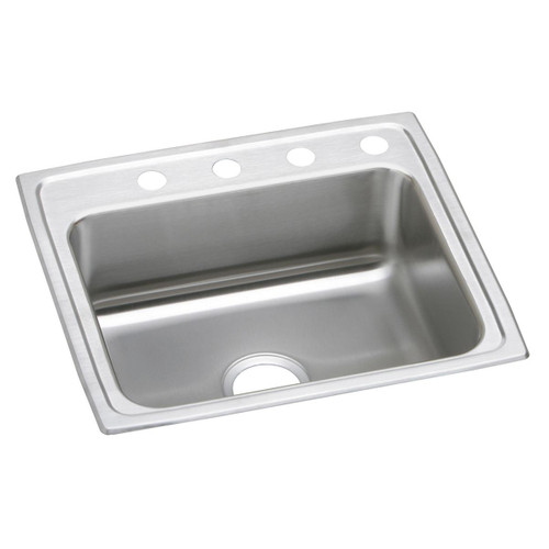 Elkay Celebrity Stainless Steel 25" x 21-1/4" x 7-1/2", 3-Hole Single Bowl Drop-in Sink - PSR25213