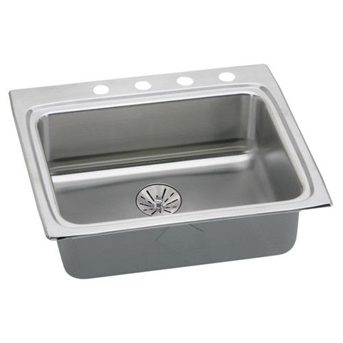 ELKAY LRADQ252265PD1 Lustertone Classic Stainless Steel 25" x 22" x 6-1/2", Single Bowl Drop-in ADA Sink with Perfect Drain
