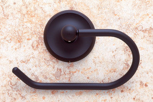 JVJ Paramount Series Oil Rubbed Bronze Finish Euro Tissue Paper Holder - 20105