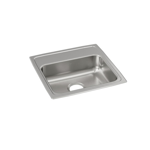 ELKAY  LRAD1918550 Lustertone Classic Stainless Steel 19" x 18" x 5-1/2", 0-Hole Single Bowl Drop-in ADA Sink