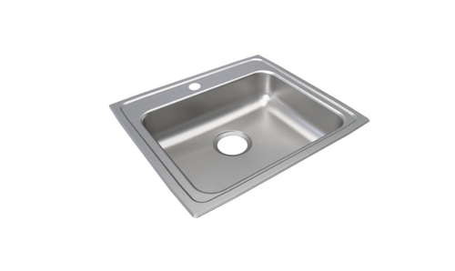 ELKAY  LRAD2219653 Lustertone Classic Stainless Steel 22" x 19-1/2" x 6-1/2", Single Bowl Drop-in ADA Sink