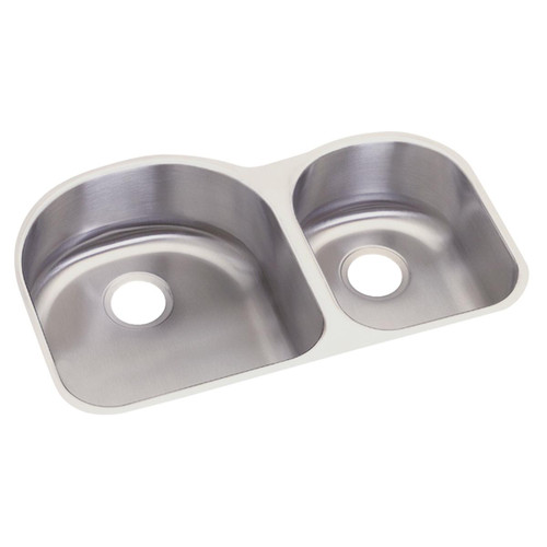 Elkay Dayton Stainless Steel 31-1/4" x 20" x 8", Offset 60/40 Double Bowl Undermount Sink - DXUH3119R