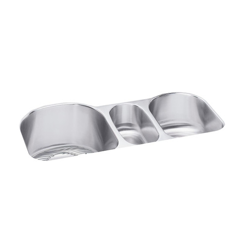 ELKAY  ELUH3920DBG Lustertone Classic Stainless Steel 39-1/2" x 20" x 10", Triple Bowl Undermount Sink Kit