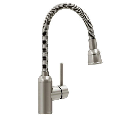 ELKAY  LK2500LS Pursuit Laundry/Utility Faucet with Flexible Spout Forward Only Lever Handle -Lustrous Steel