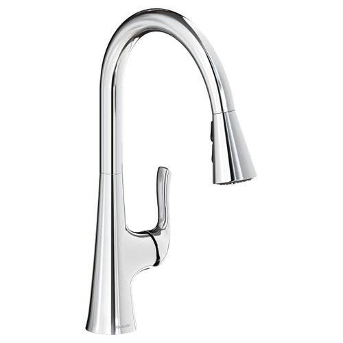 Elkay Harmony Single Hole Kitchen Faucet with Pull-down Spray and Forward Only Lever Handle -Chrome - LKHA1041CR