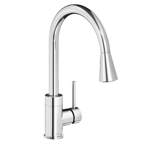 Elkay Avado Single Hole Kitchen Faucet with Pull-down Spray and Forward Only Lever Handle -Chrome - LKAV3031CR