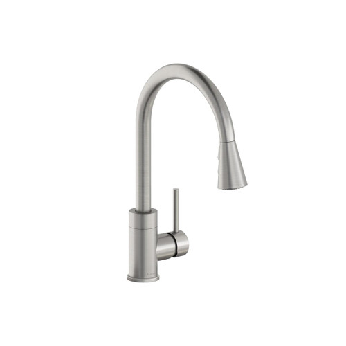Elkay Avado Single Hole Kitchen Faucet with Pull-down Spray and Forward Only Lever Handle -Lustrous Steel - LKAV3031LS