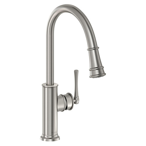 ELKAY  LKEC2031LS Explore Single Hole Kitchen Faucet with Pull-down Spray and Forward Only Lever Handle -Lustrous Steel