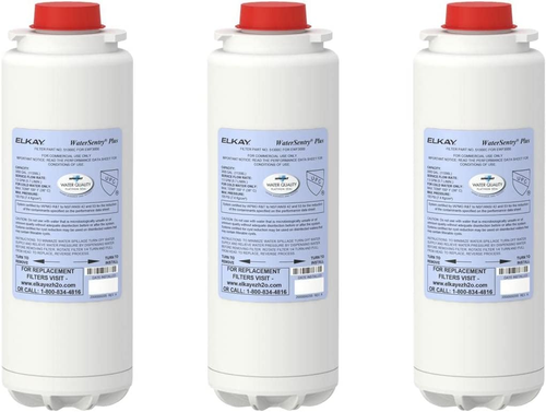 ELKAY 51300C_3PK WaterSentry Plus Replacement Filters (Bottle Fillers) 3-pack