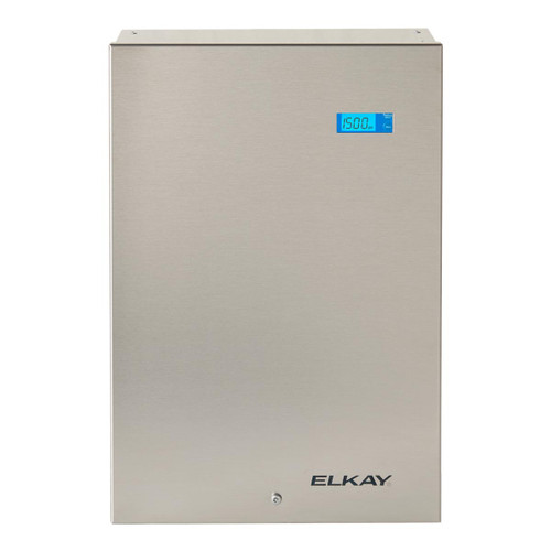 ELKAY EF1500VRBMC Vandal-Resistant Retrofit Filtration Kit with 1500-Gallon Lead and CTO Filter and Filter Status Monitor