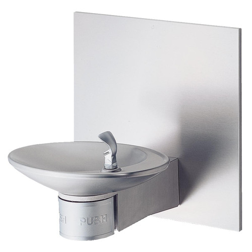 ELKAY  7434004683 Halsey Taylor OVL-II Single Drinking Fountain Non-Filtered Non-Refrigerated - Stainless