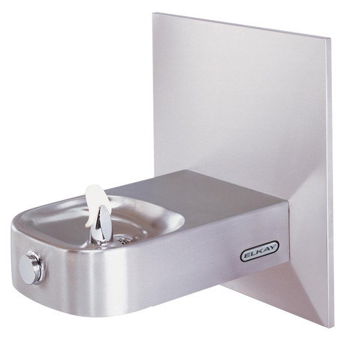 ELKAY  ECDFPW314FPK Slimline Soft Sides Drinking Fountain Non-Filtered Non-Refrigerated, Freeze Resistant - Stainless