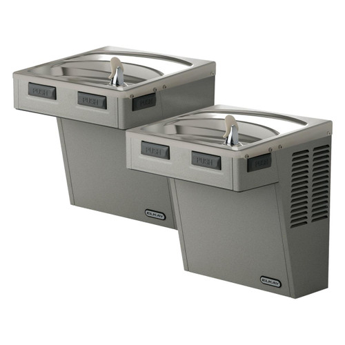 Elkay Wall Mount Bi-Level ADA Cooler, Non-Filtered Non-Refrigerated -Light Gray Granite - EMABFTLDDLC