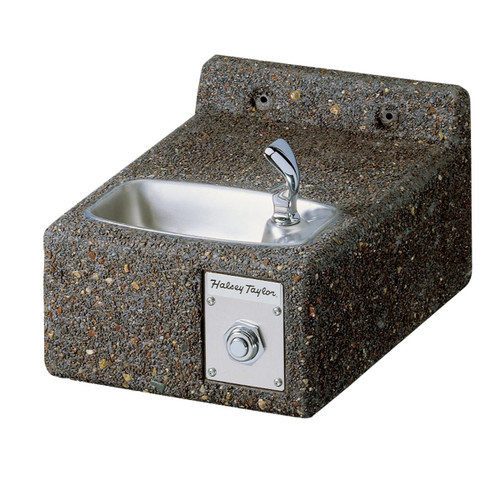 ELKAY  4593 Halsey Taylor Outdoor Sierra Stone Drinking Fountain, Wall Mount Non-Filtered Non-Refrigerated