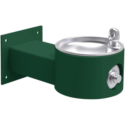 ELKAY  LK4405FRKEVG Outdoor Drinking Fountain Wall Mount Non-Filtered, Non-Refrigerated Freeze Resistant - Evergreen