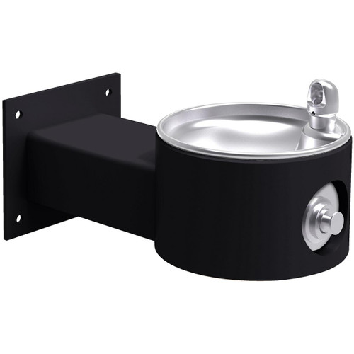 ELKAY  LK4405FRKBLK Outdoor Drinking Fountain Wall Mount Non-Filtered, Non-Refrigerated Freeze Resistant - Black