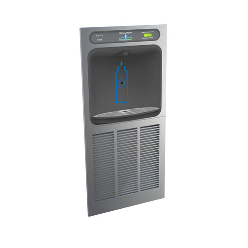 ELKAY  HTHB8LM-WF Halsey Taylor HydroBoost In-Wall Bottle Filling Station Filtered Refrigerated - Stainless