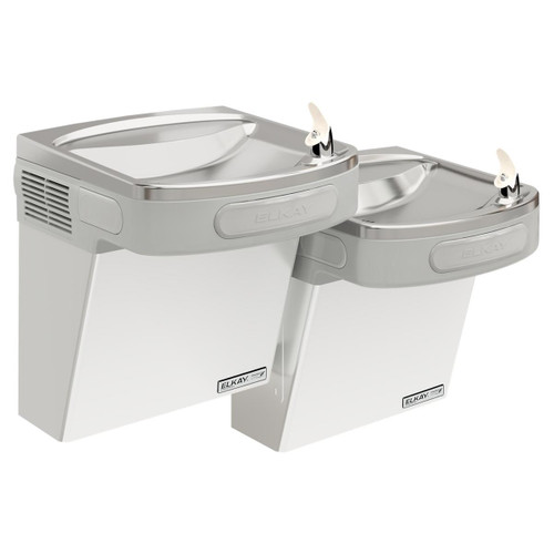 Elkay Versatile Cooler Wall Mount Bi-Level GreenSpec ADA, Filtered Refrigerated - Stainless - LZSTLG8SC