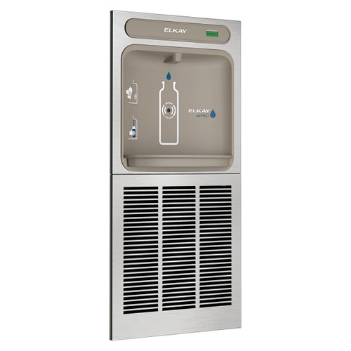 ELKAY  EZWSM8K ezH2O In-Wall Bottle Filling Station with Mounting Frame, Non-Filtered Refrigerated - Stainless