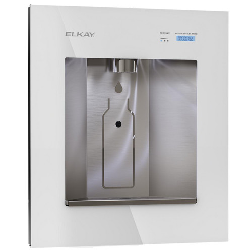 Elkay ezH2O Liv Built-in Filtered Refrigerated Water Dispenser Remote Chiller Aspen - White - LBWD06WHK