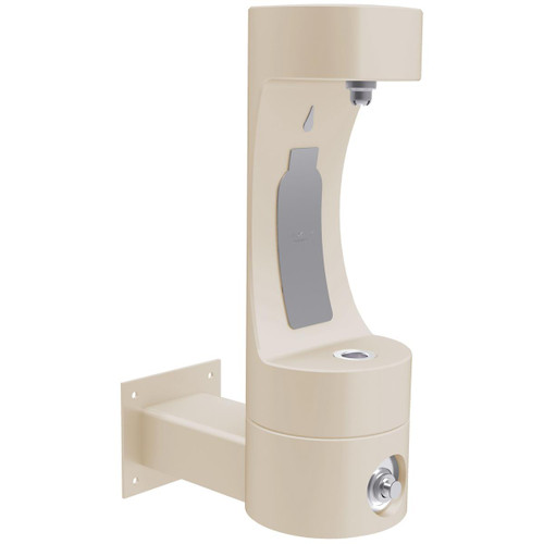 ELKAY  4405BFFRKBGE Halsey Taylor Endura II Outdoor HydroBoost Bottle Filling Station Wall Mount Non-Filtered Non-Refrigerated FR - Beige