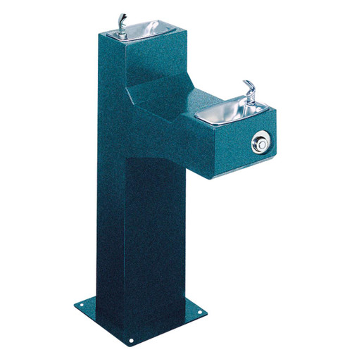 ELKAY  7604720217 Halsey Taylor Outdoor Endura Drinking Fountain Non-Filtered Non-Refrigerated Freeze Resistant