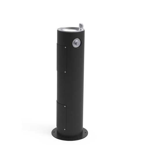 ELKAY  LK4400FRKBLK Outdoor Drinking Fountain Pedestal Non-Filtered, Non-Refrigerated Freeze Resistant - Black