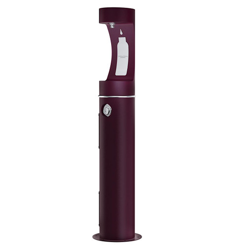 ELKAY  4400BFFRKPUR Halsey Taylor Endura II Outdoor HydroBoost Bottle Filling Station Pedestal Non-Filtered Non-Refrigerated Freeze Resistant - Purple