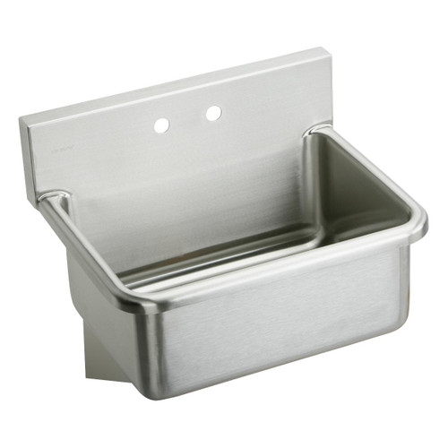 ELKAY  EWS25202 Stainless Steel 25" x 19.5" x 10-1/2", Wall Hung Single Bowl Hand Wash Sink Kit