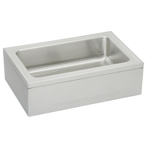 ELKAY  EFS3321C Stainless Steel 33" x 21" x 8" Single Bowl, Floor Mount Service Sink Package