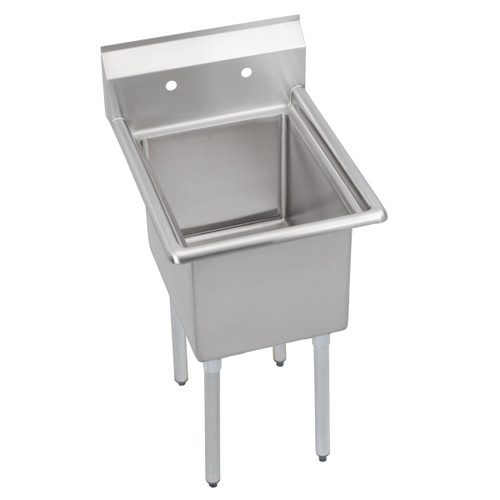 ELKAY  E1C16X20-0X Dependabilt Stainless Steel 21" x 25-13/16" x 43-3/4" 18 Gauge One Compartment Sink with Stainless Steel Legs