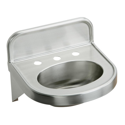ELKAY ELV18173 Stainless Steel 18" x 17-1/16" x 5-9/16", Wall Hung Lavatory Sink