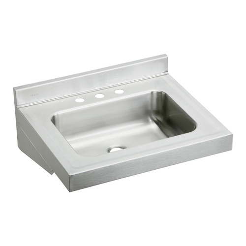 ELKAY ELV22193 Stainless Steel 22" x 19" x 5-1/2", Wall Hung Lavatory Sink