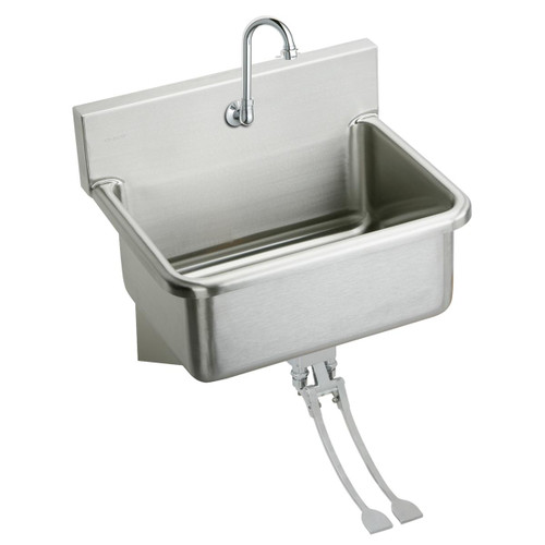 ELKAY  EWS2520FC Stainless Steel 25" x 19.5" x 10-1/2", Wall Hung Single Bowl Hand Wash Sink Kit