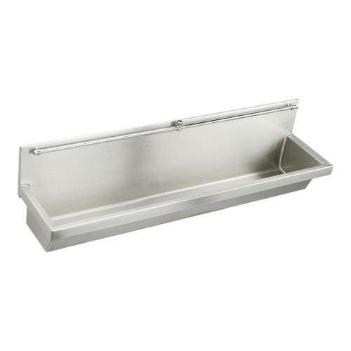 Elkay Stainless Steel 48" x 14" x 8", Wall Hung Multiple Station Urinal Kit - EU4814C