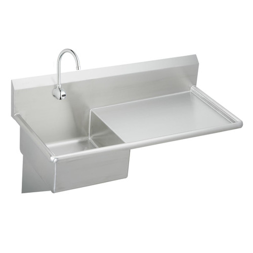 ELKAY  ESS4924RSACC Stainless Steel 49-1/2" x 24" x 10, Wall Hung Service Sink Kit