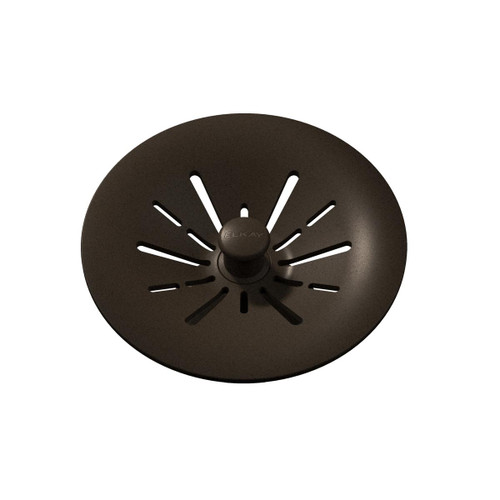 Elkay Quartz Perfect Drain 3-1/2" Removable Polymer Basket Strainer and Rubber Stopper -Mocha - LKPDQSMC
